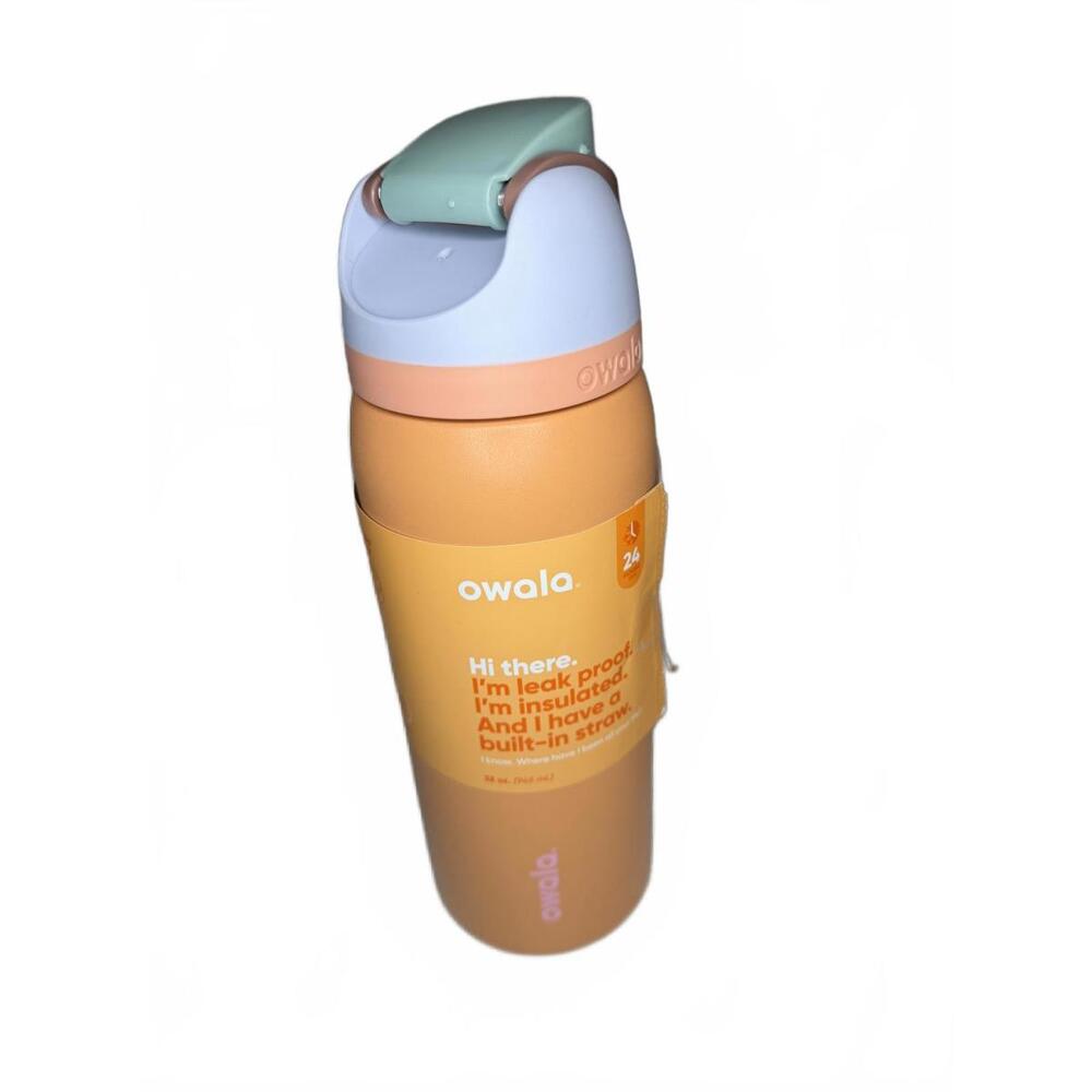 Owala 32oz FreeSip Stainless Steel Water Bottle - Tangy Tango NWT